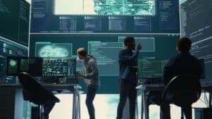 In der Matrix. Der Blick auf dein inneres selbst. Entwickle dein Selbstbewusstsein.